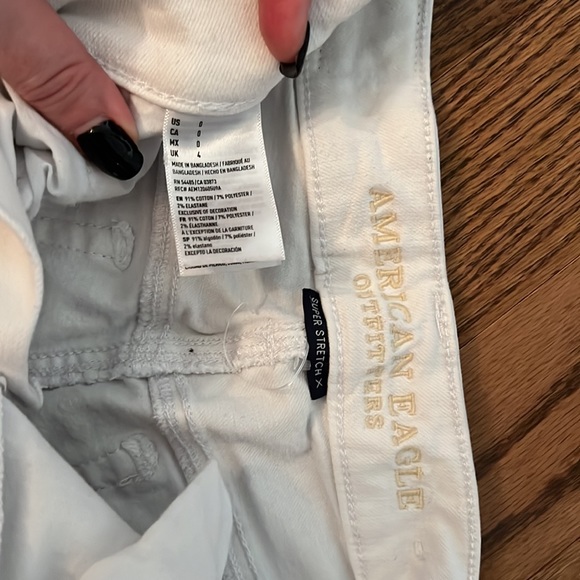 Express and American Eagle Denim shorts Bundle size 0 - Picture 3 of 13